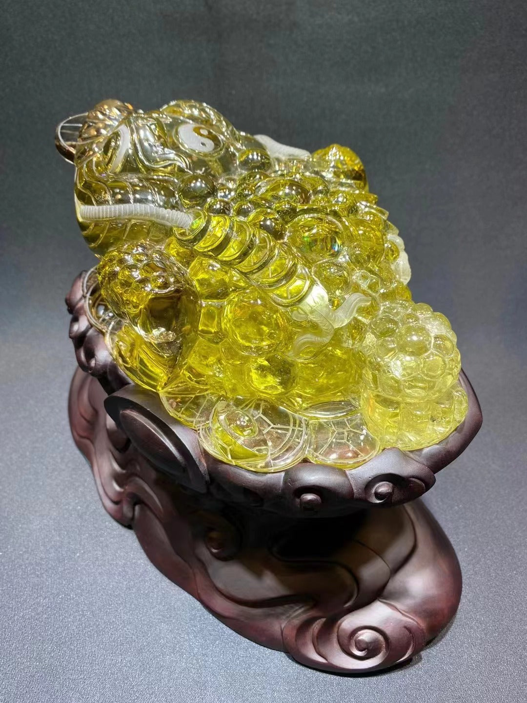 極品黃水晶金蟾 Top quality citrine golden toad