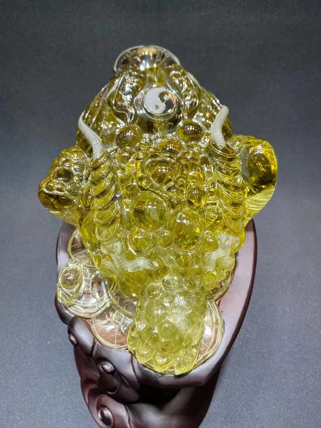 極品黃水晶金蟾 Top quality citrine golden toad