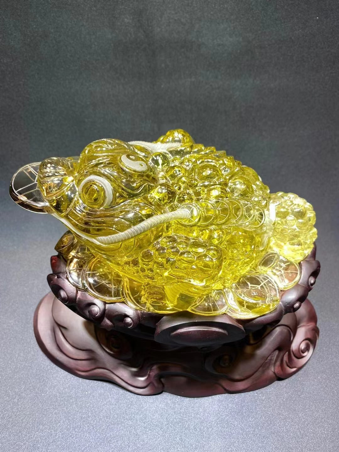 極品黃水晶金蟾 Top quality citrine golden toad