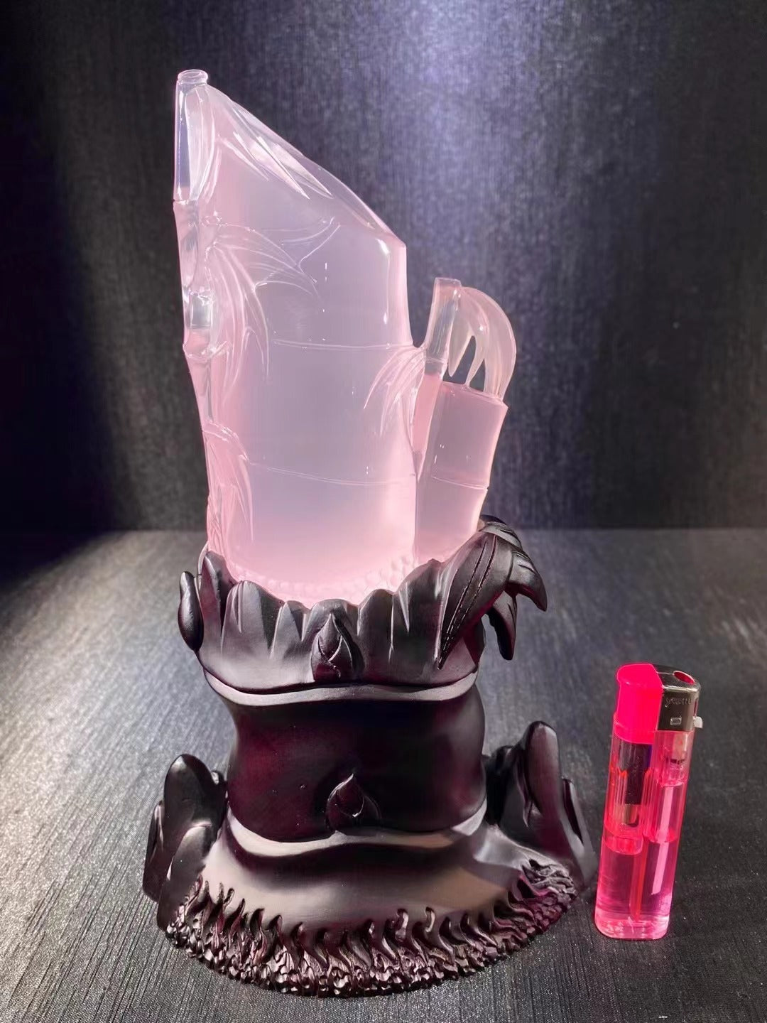 天然粉晶·節節高升 Natural rose quartz bamboo