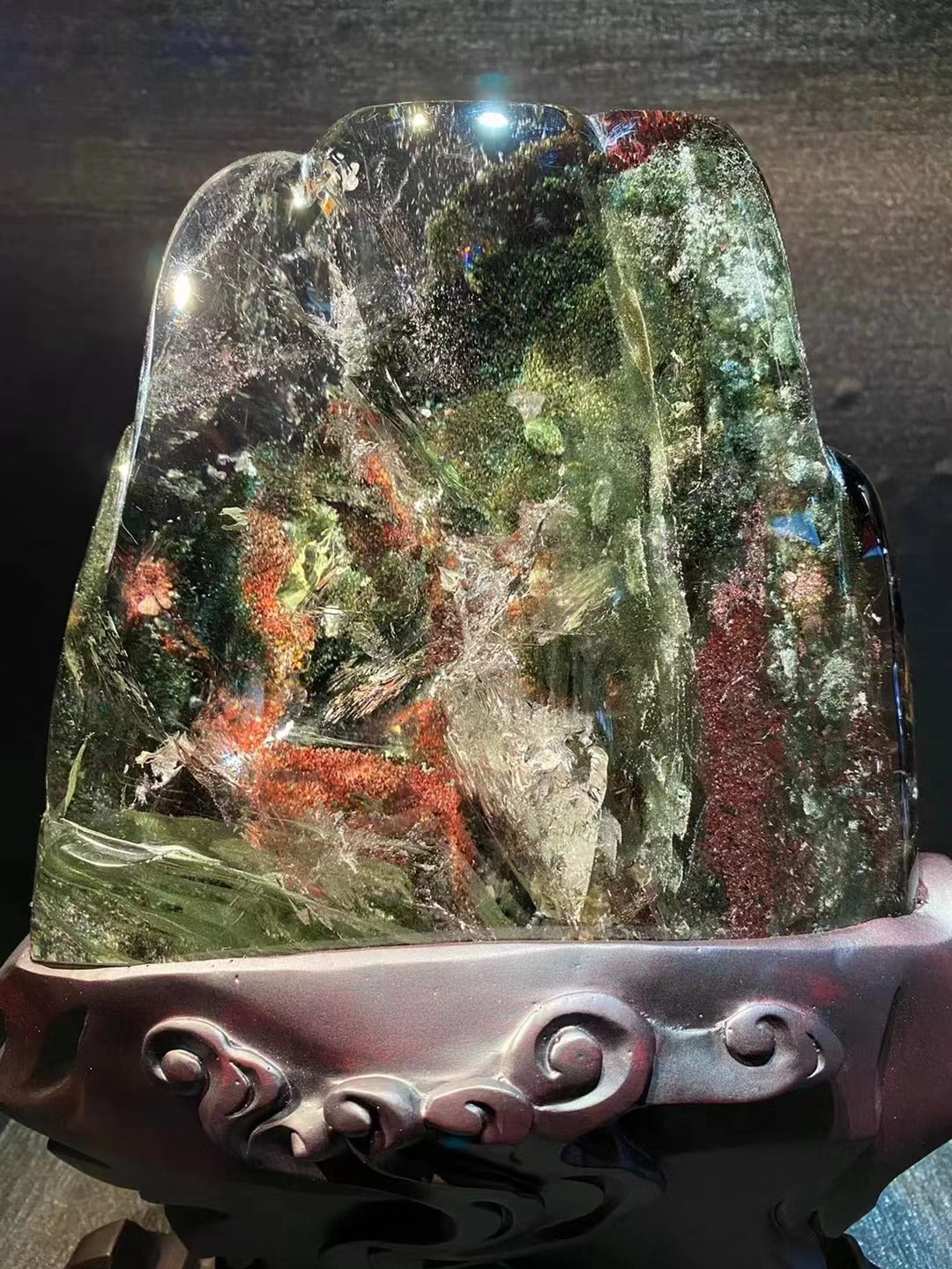 天然四季幽靈原石 Natural Four Seasons Garden Quartz