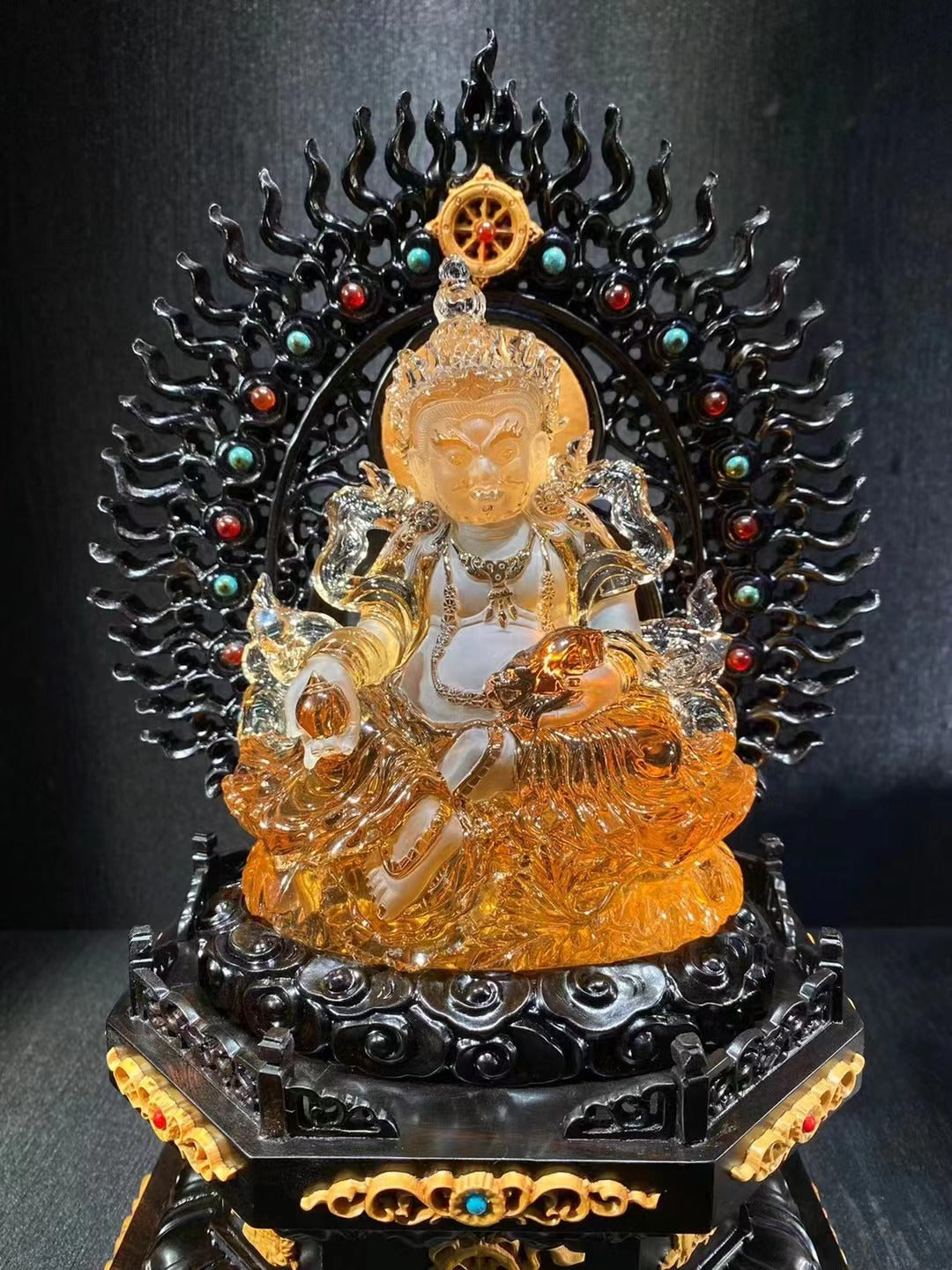 天然黃水晶黃財神  Natural Citrine Yellow God of Wealth