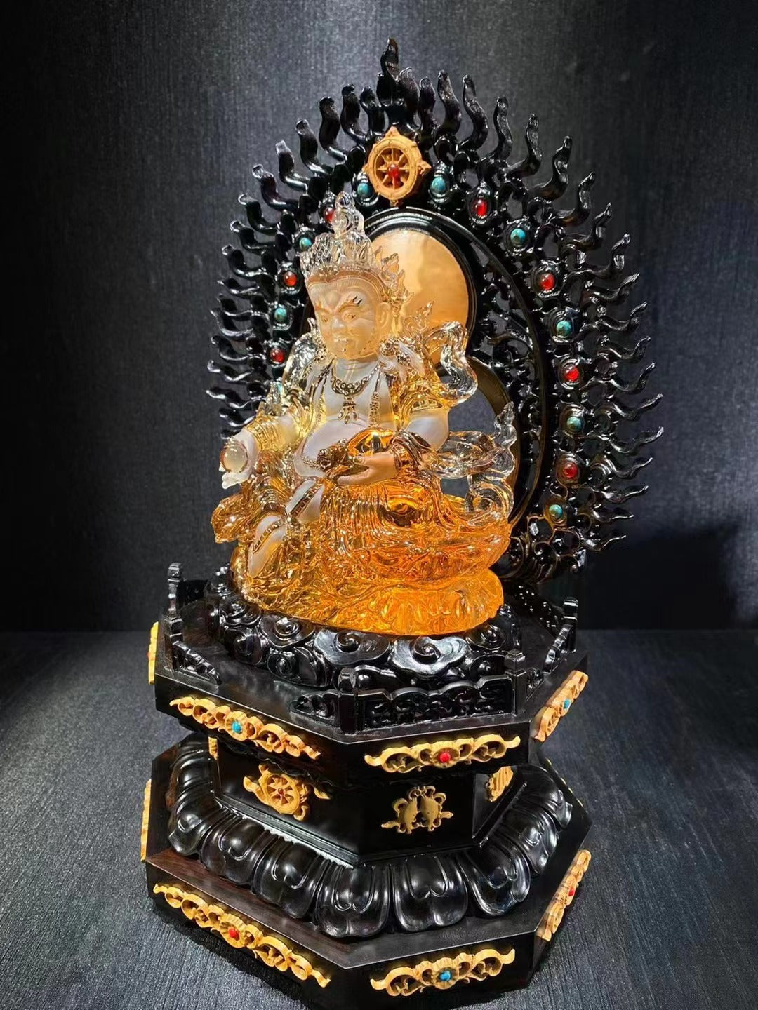 天然黃水晶黃財神  Natural Citrine Yellow God of Wealth