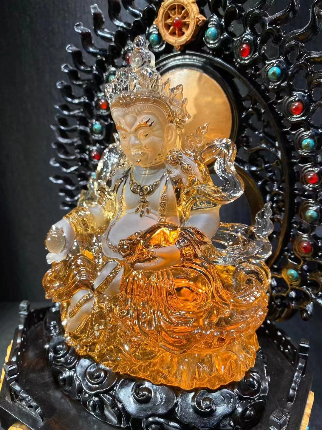 天然黃水晶黃財神  Natural Citrine Yellow God of Wealth