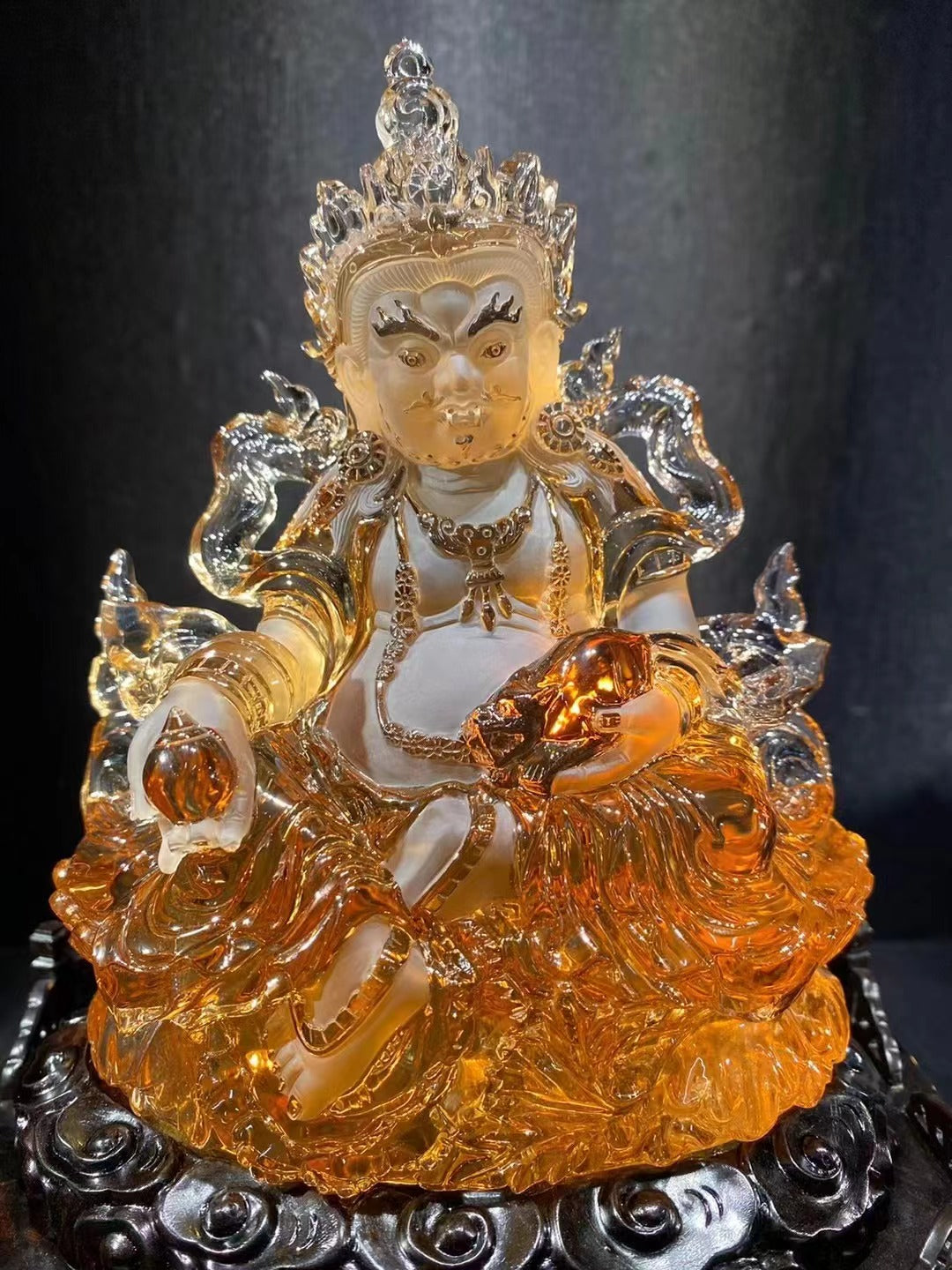 天然黃水晶黃財神  Natural Citrine Yellow God of Wealth