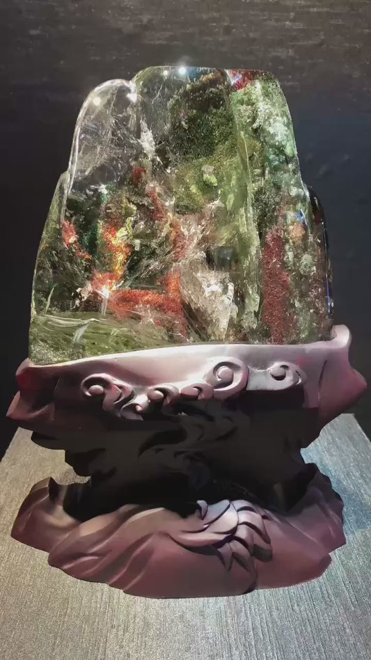 天然四季幽靈原石 Natural Four Seasons Garden Quartz